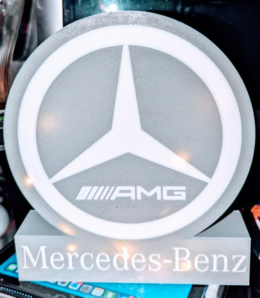 Mercedes-Benz logo lightbox 3d print